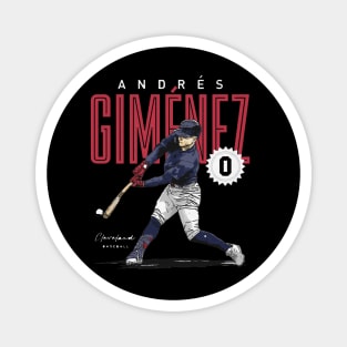 Andres Gimenez Cleveland Card Magnet